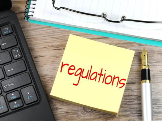 Regulations Sticky Note
